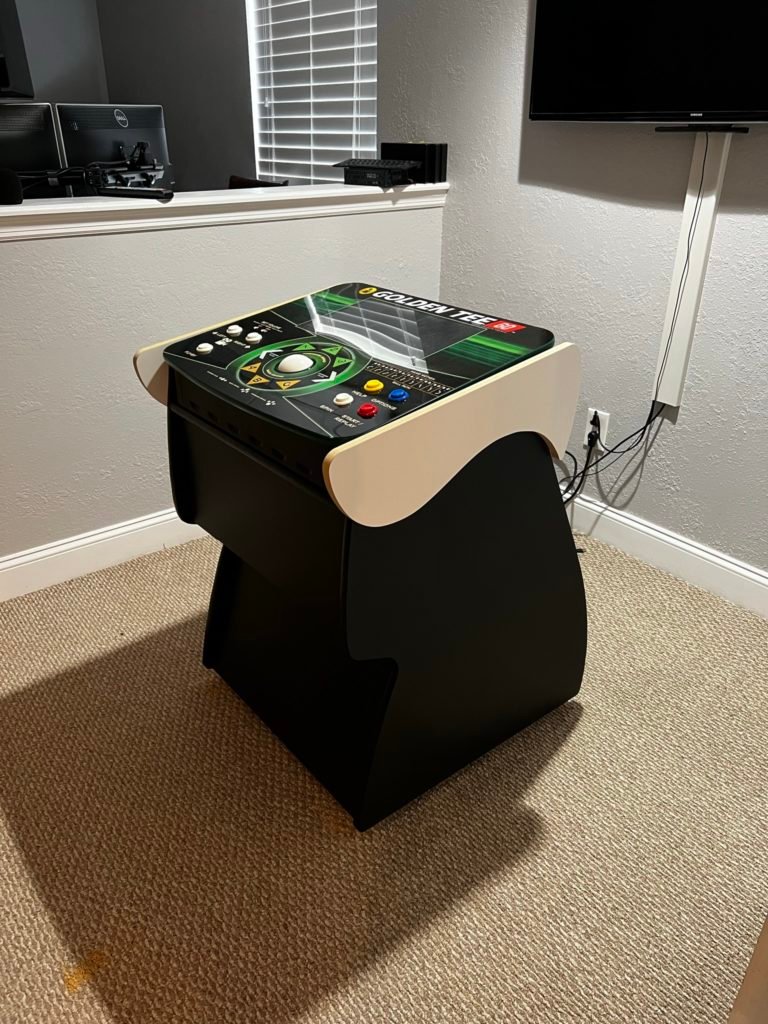 Golden Tee Go Black Melamine Kit - ArcadeWorx USA